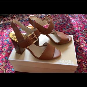 Michael Kors leather sandals